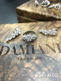 Золотой набор с бриллиантами