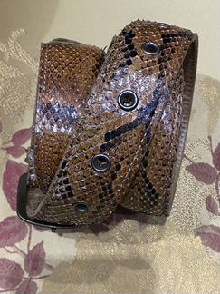 Ремень женский их питона