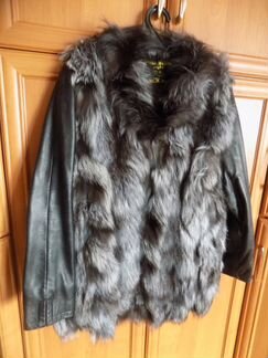 Жилетка из меха чернобурки, р-р 48 (L)