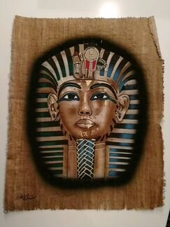 Египетский папирус. Изображение Фараона